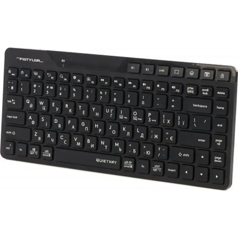Клавіатура A4Tech FBK26C AS Wireless/Bluetooth Black (4711421000208) - фото 2
