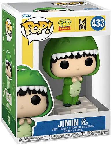 Фигурка Funko Pop БТС История игрушек Чимин BTS Toy Story Jimin As Rex 10 см BTS J R 433 - фото 2