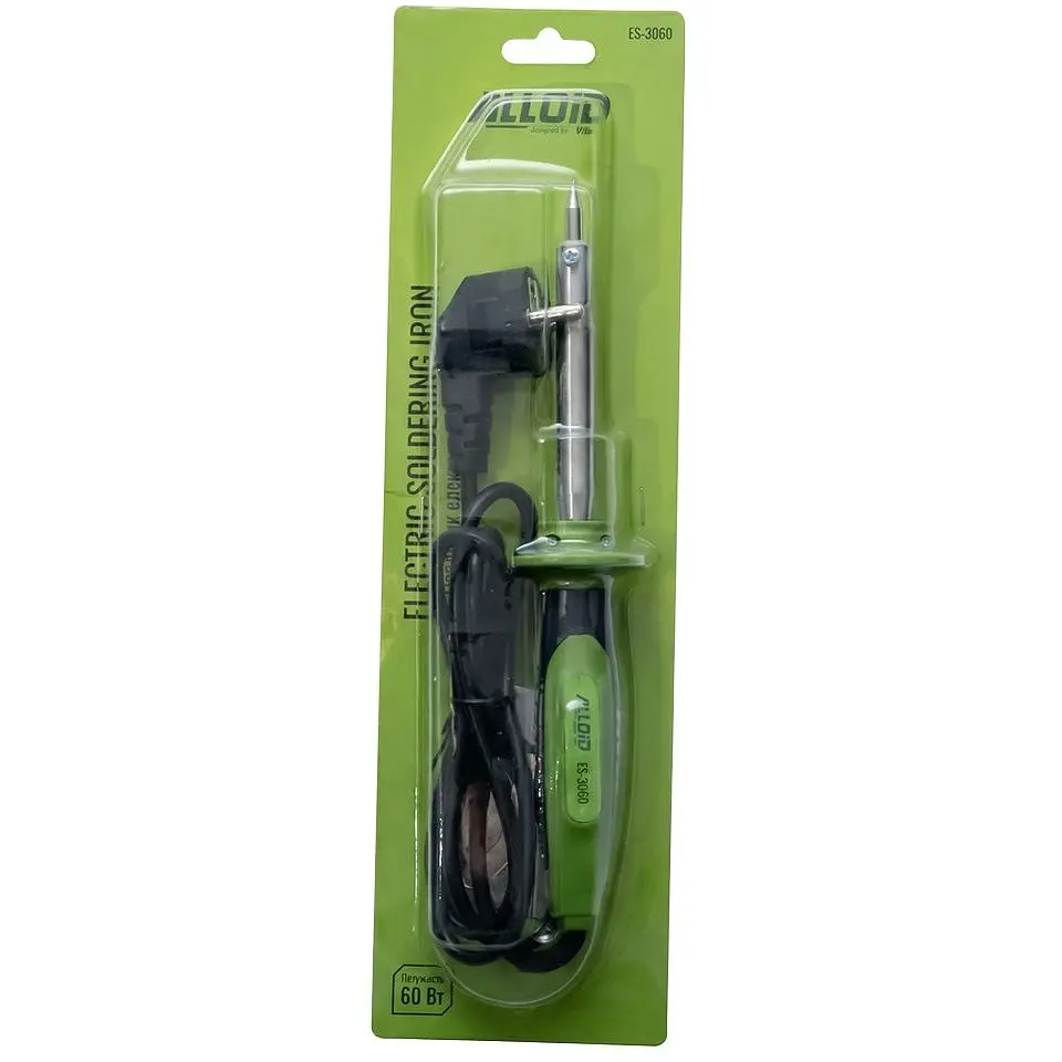 Паяльник электрический Alloid Building Tools с держателем 60 Вт (ES-3060) - фото 2