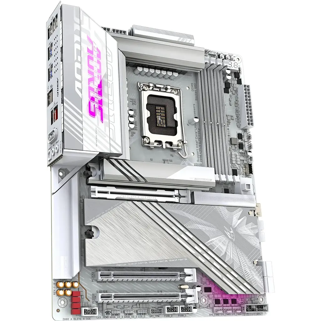 Материнська плата Gigabyte Z890 Aorus Elite X Ice Socket 1851 - фото 3