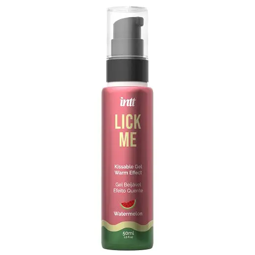 Лубрикант - Intt Lick Me Watermelon Kissable Gel With Warm Effect, 50 мл - фото 2