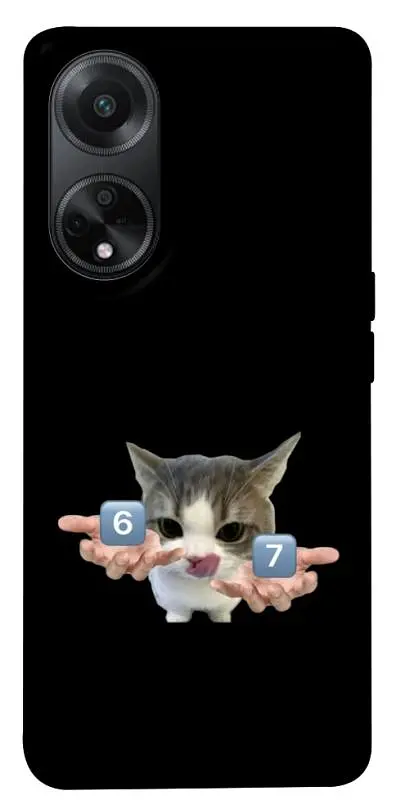 Чохол Demsky Six Seven cat для Oppo A98