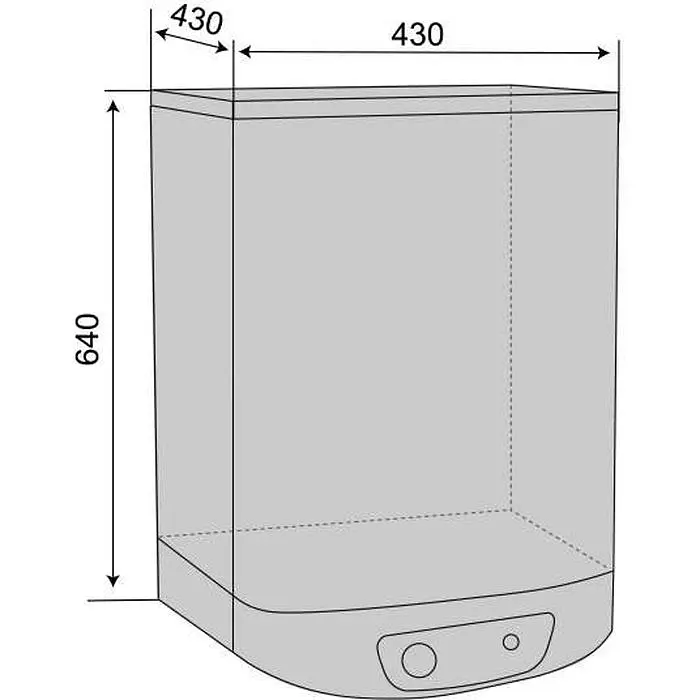 Бойлер Ventolux EWH 50 DBS белый - фото 8