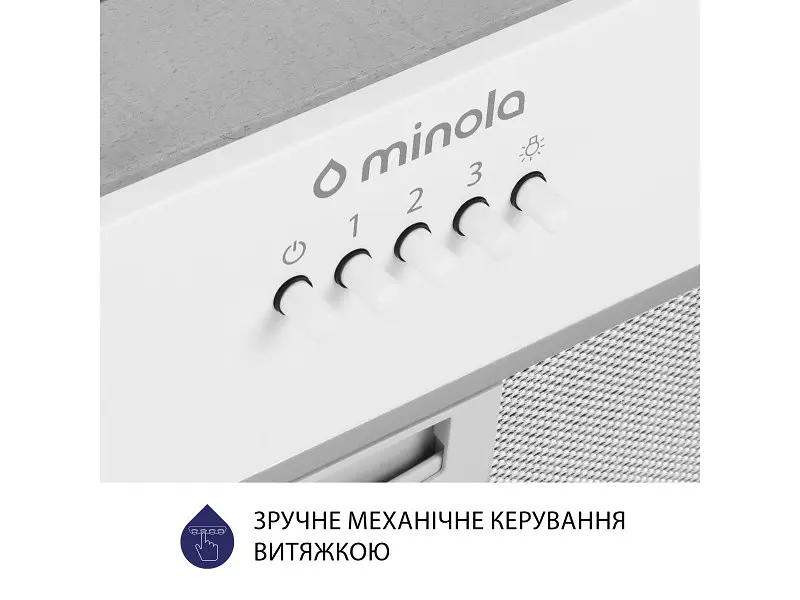 Витяжка Minola HBI 5204 WH 700 LED - фото 6