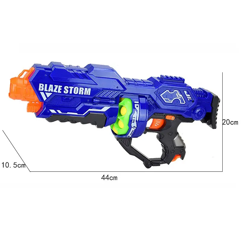Дитячий Бластер Blaze Storm на Батарейках і 12 М'яких Кульок - фото 7