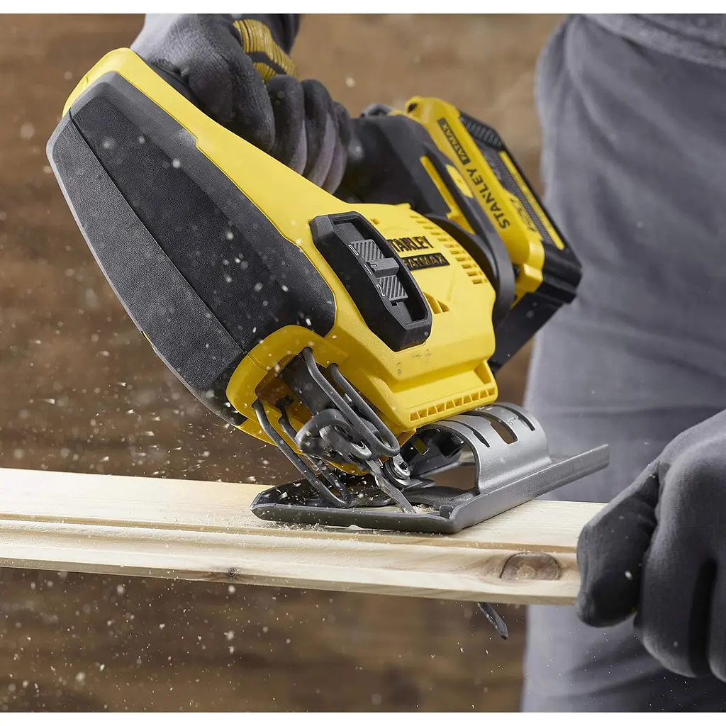 Лобзик Stanley Fatmax V20 с двумя аккумуляторами 18 В 4 Ач 19 мм (SFMCS600M2K-QW) - фото 13