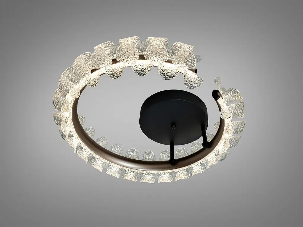 Стельова LED люстра Diasha 2511/500CG графіт 50W з пультом до 10 м2 - фото 3