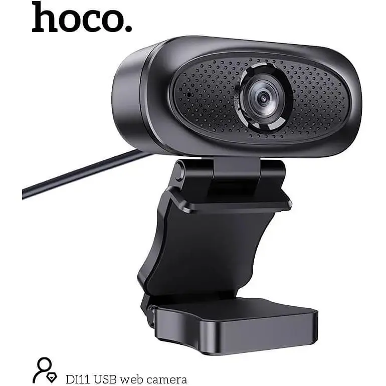 Веб-камера Hoco DI11 USB web Camera with Audio Focus 2K - HD 4Mpx кабель 1.5 метра - фото 6