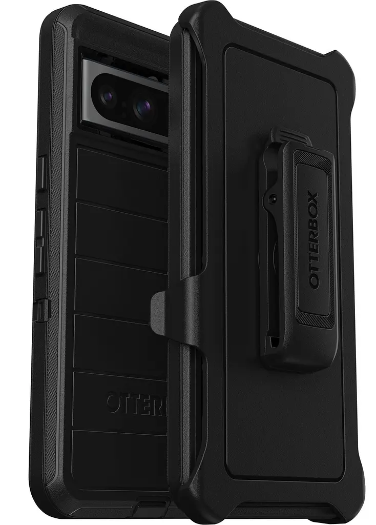 Чехол противоударный с клипсой OtterBox Defender Pro для Google Pixel 8 Pro (6.7") Black 77-94220 - фото 7