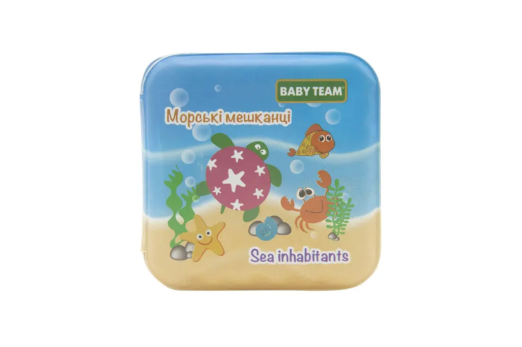 Іграшка-книжка для ванни з пискавкою 4+ Baby team Різні кольори - фото 2