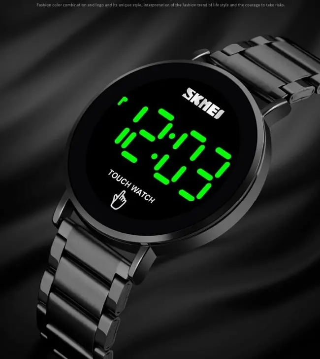 Наручний годинник чоловічий Skmei Light Black (2195) - фото 4