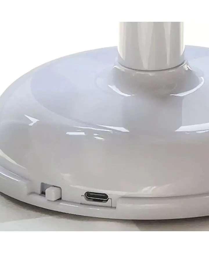 Вентилятор настільний портативний FAN KD197 Simple desktop USB Світло-сірий - фото 6