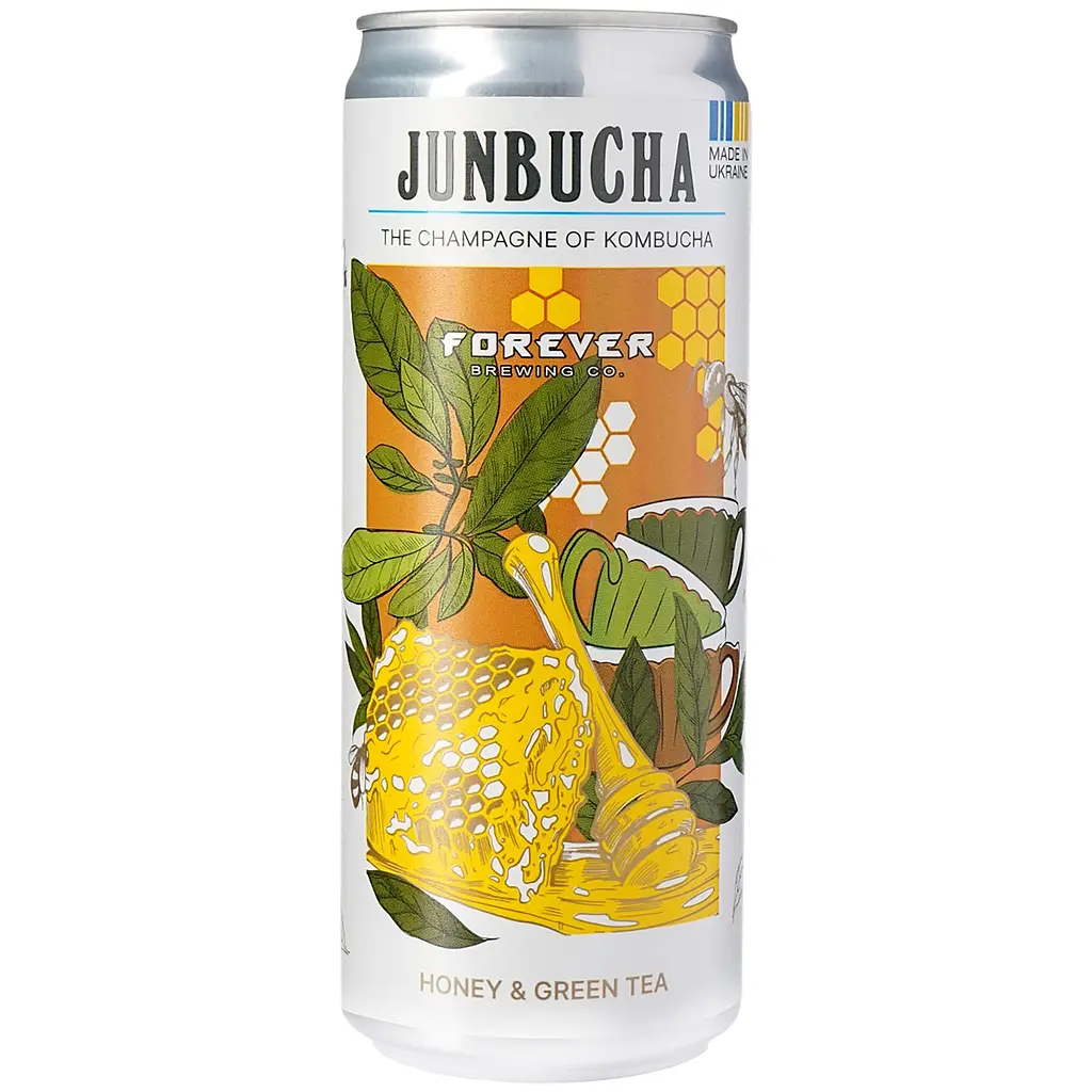 Напій безалкогольний слабогазований Forever Janbucha Honey & Green Tea 0.33 ж/б - фото 4
