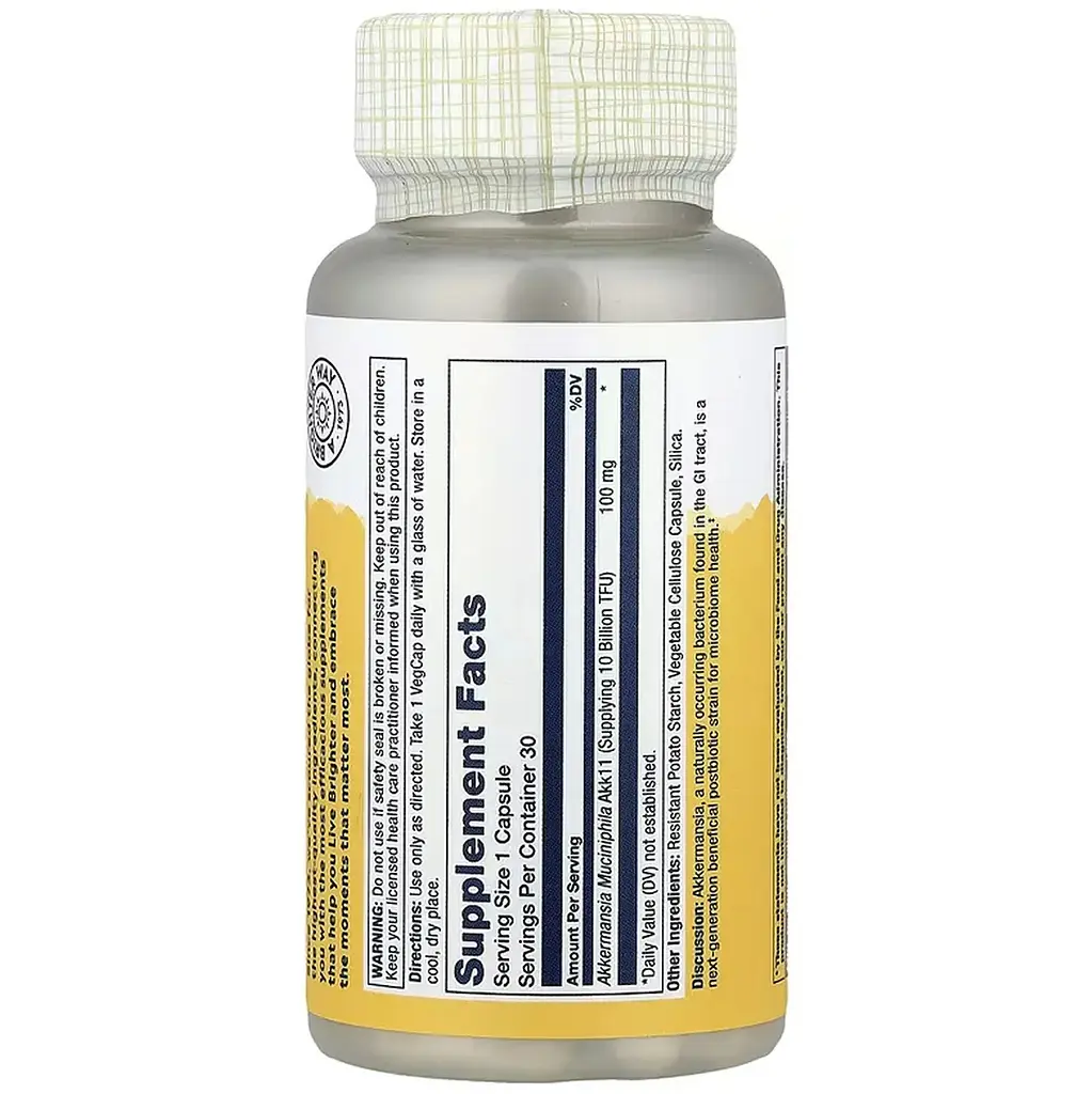 Постбіотик Solaray Akkermansia Postbiotic 30 веганських капсул - фото 2