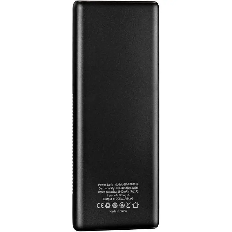 Додаткова батарея Gelius Pro Slim 3 GP-PB03012 3000mAh, Black - фото 5