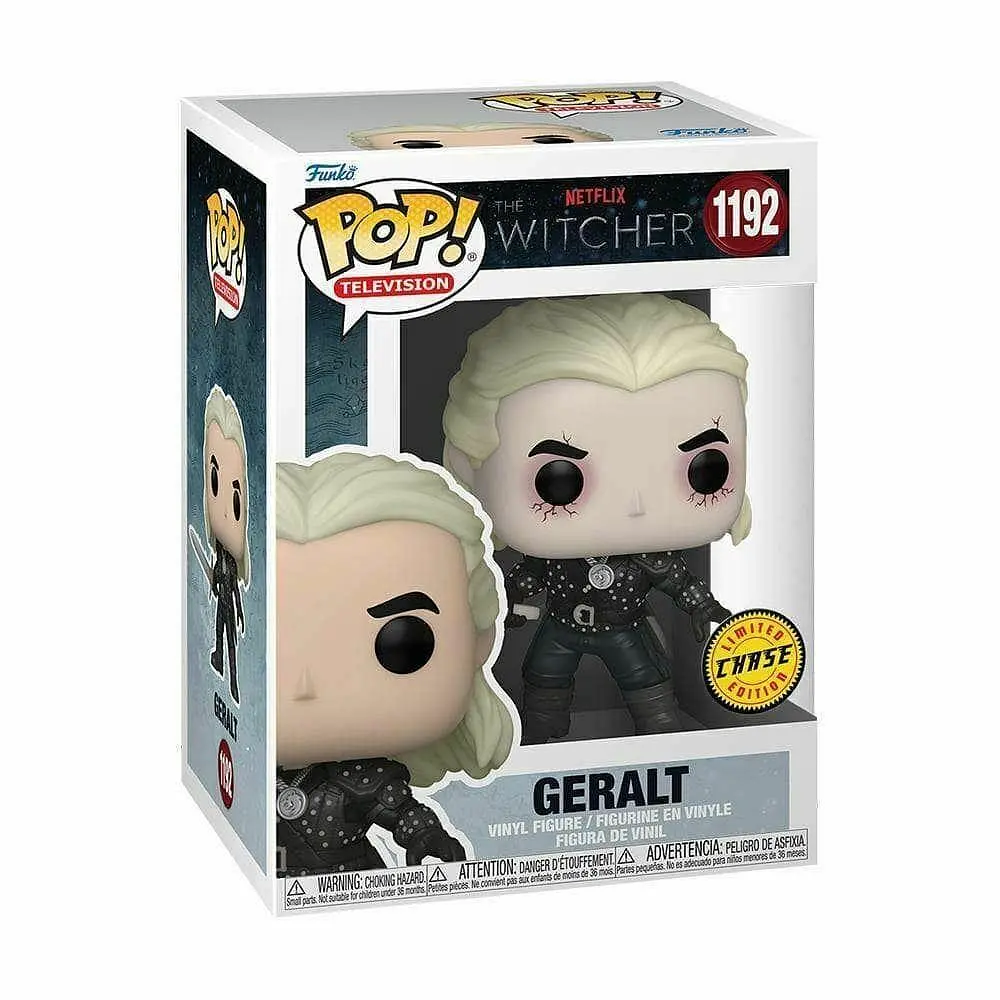 Фігурка Funko Pop Відьмак Геральт The Witcher Geralt Chase 10 см Serial W CG 1192 - фото 2