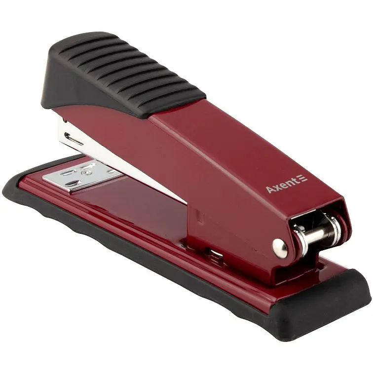 Степлер канцелярський Axent Exakt-2 №24/6, 25 аркушів червоний (4926-06-A) - фото 2