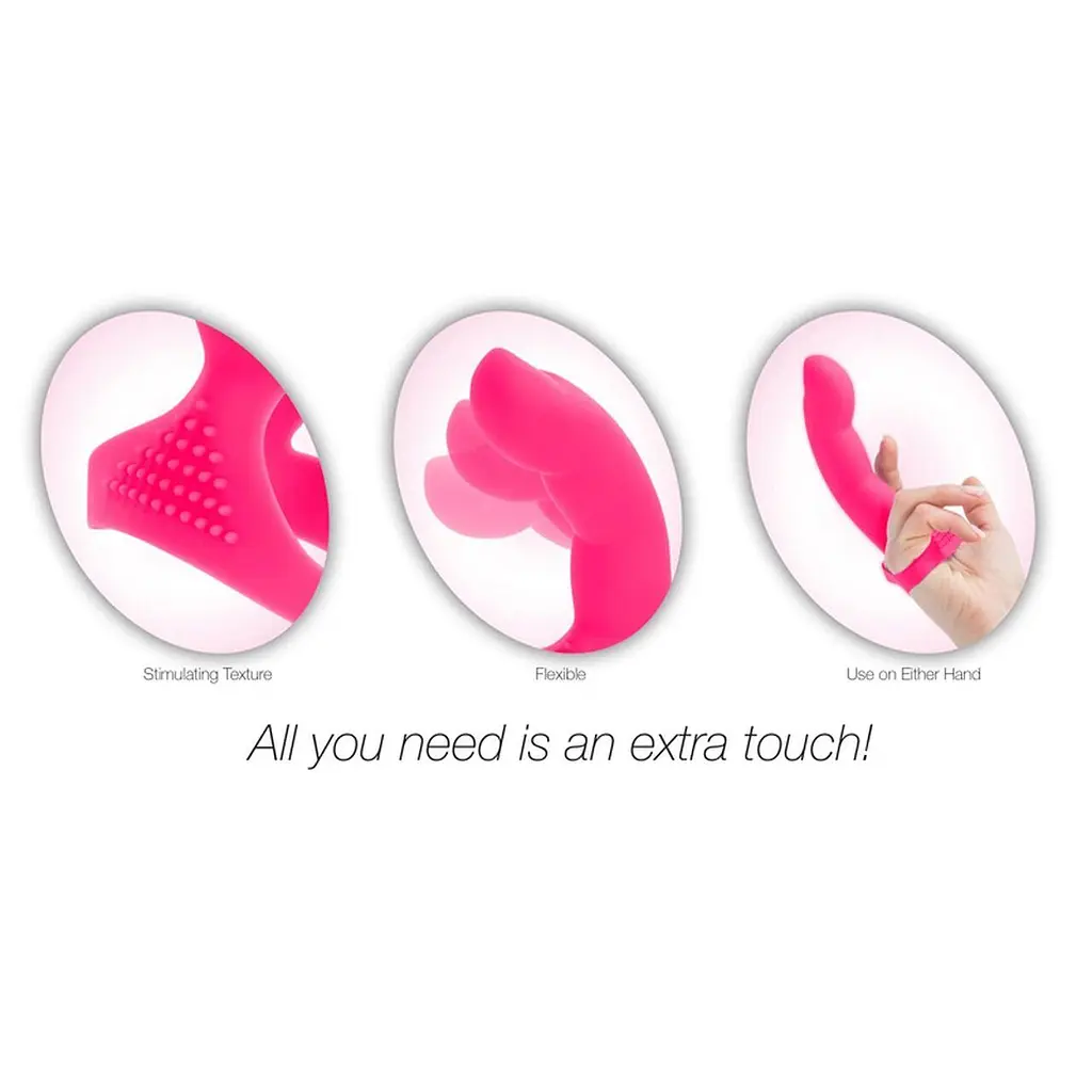 Насадка на палець Simple&True Extra Touch Finger Dong Pink - фото 5