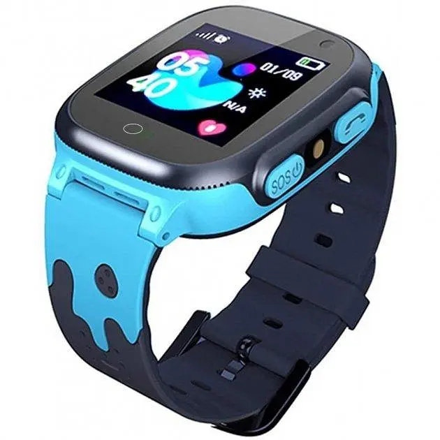Дитячий смарт-годинник Smart Baby Watch S1 з камерою GPS-трекером і яскравим дисплеєм блакитний - фото 4