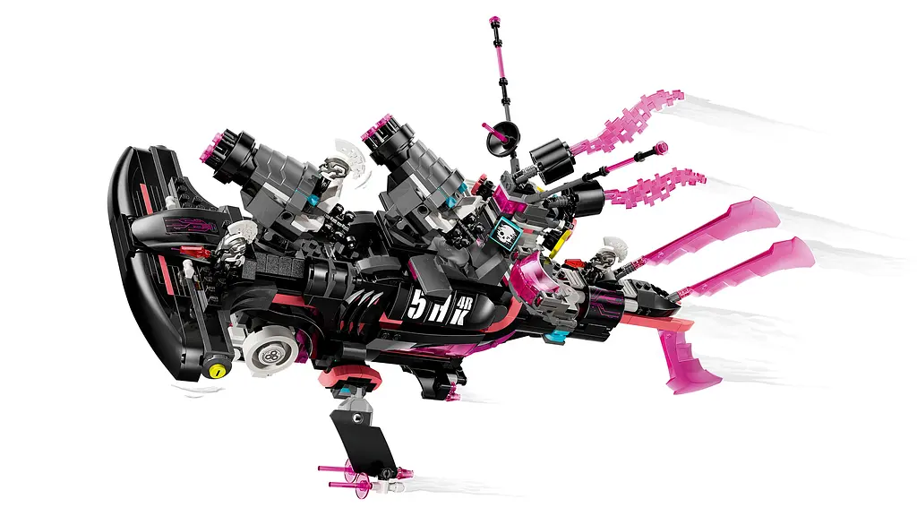 Конструктор LEGO DREAMZzz Ужасающая подлодка «Акула» 1413 деталей (71500) - фото 8