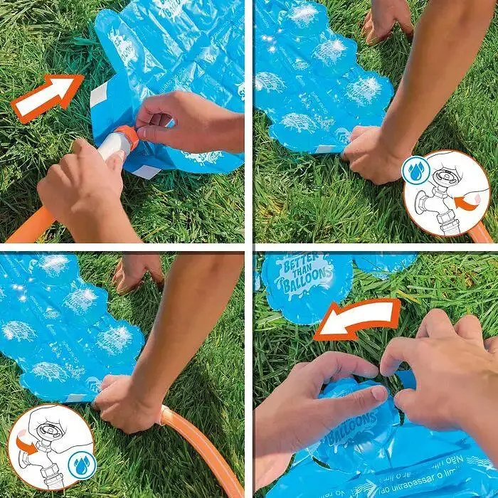 Капсули водяні Hasbro Nerf Better Than Balloons 228 шт водяні кулі для літніх ігор (SKU-315) - фото 3