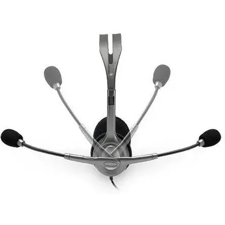 Навушники з мікрофоном - гарнітура Logitech H111 Stereo (981-000593) - фото 4