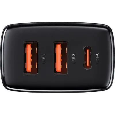 Зарядний пристрій Baseus Compact Quick Charger 2U+C (CCXJ-E01) - фото 3