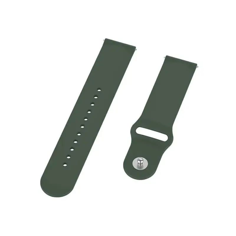 Силіконовий ремінець BeCover для Xiaomi Amazfit Bip/Bip Lite/Bip S Lite/GTR 42mm/GTS/TicWatch S2/TicWatch E Khaki (706204) - фото 3