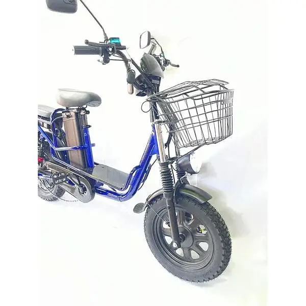 Электровелосипед Minako Monster Pro 16" 1000W 60V 30Ah гидравлические тормоза синий - фото 2