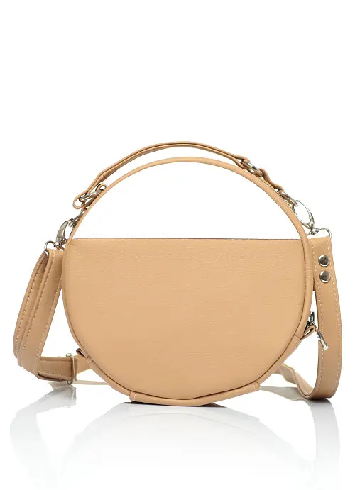 Жіноча кругла сумка кросбоді Sambag 20х20х10 см sum0019270 - фото 2
