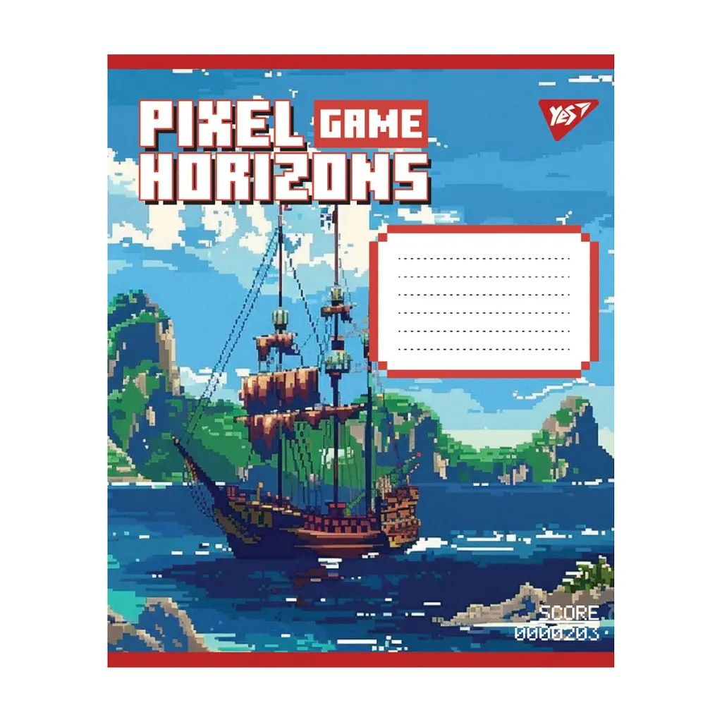 Зошит Yes Pixel game А5 12 аркушів лінія (767775), в асортименті - фото 4