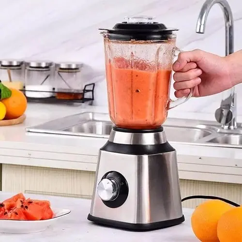 Блендер стационарный Bitek BT-2834 с кофемолкой нержавеющая сталь 1.5л чаша 2800Вт Серый - фото 2