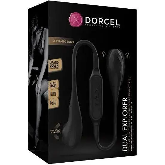 Вібратор на гнучкій зчіпці зі стимуляцією пальчиком Dorcel Dual Explorer - фото 10
