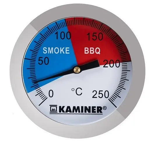 Термометр для барбекю, гриля та коптильні Kaminer PK006 1881, 0–250 °C, аналоговий, з нержавіючої сталі - фото 5