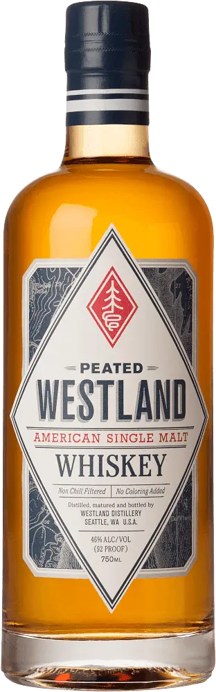 Віскі Westland Peated American Single Malt Whiskey 46% 0.7 л в подарунковій упаковці - фото 2