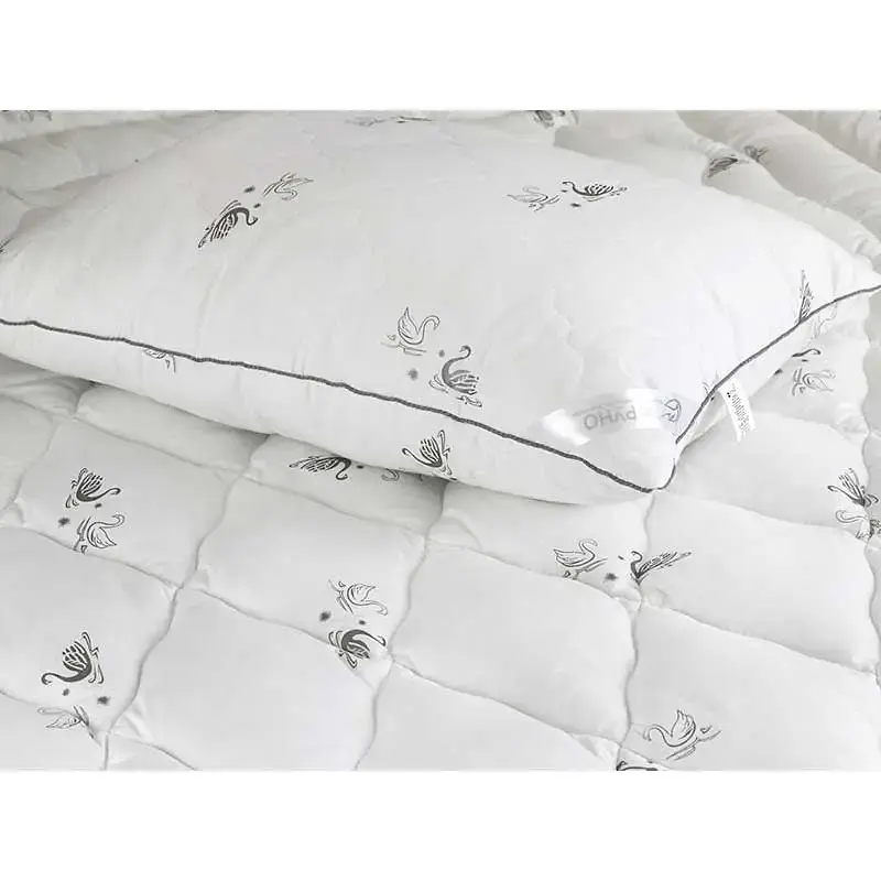 Подушка Руно Swan Luxury с искусственным лебяжьим пухом 40х60 см белая (309.52_Swan Luxury) - фото 3
