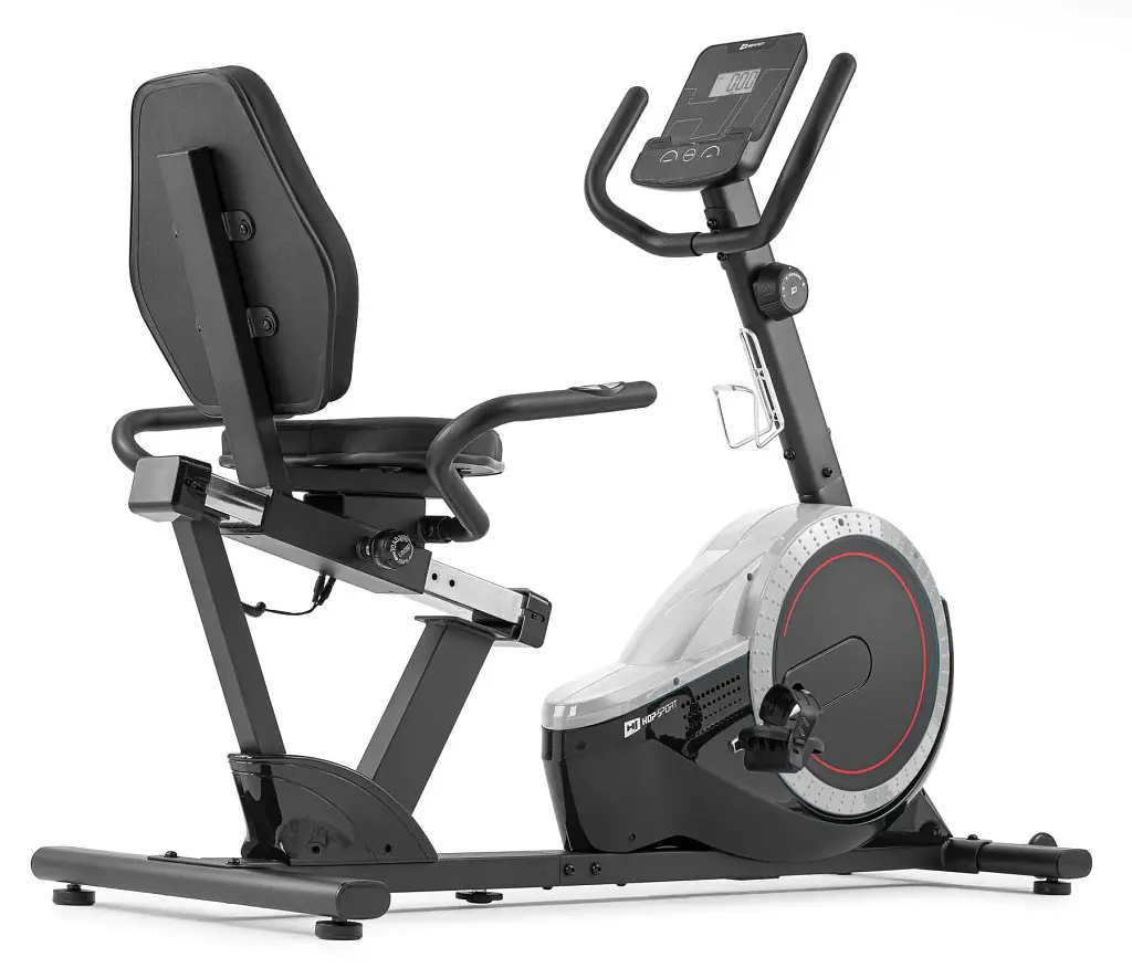 Горизонтальний велотренажер Hop-Sport HS-060L Pulse 2020 сріблястий  - фото 2