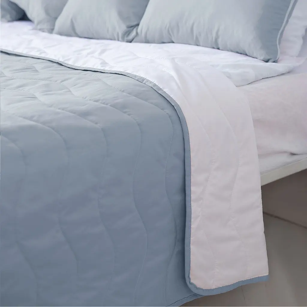 Декоративне покривало Sonex Capri 220х240 см сіре з білим (SO102405) - фото 3