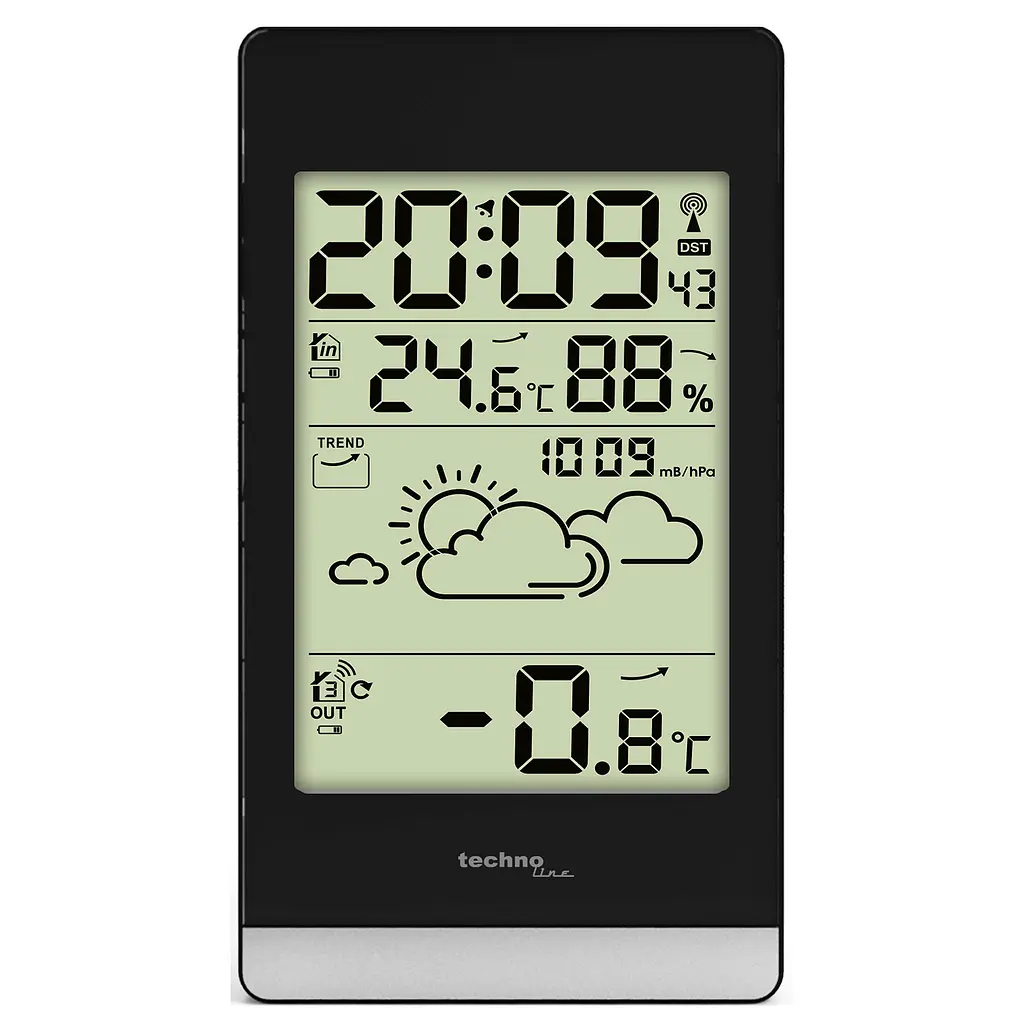 Метеостанція Technoline WS9132 Black (WS9132), Чорний - фото 2
