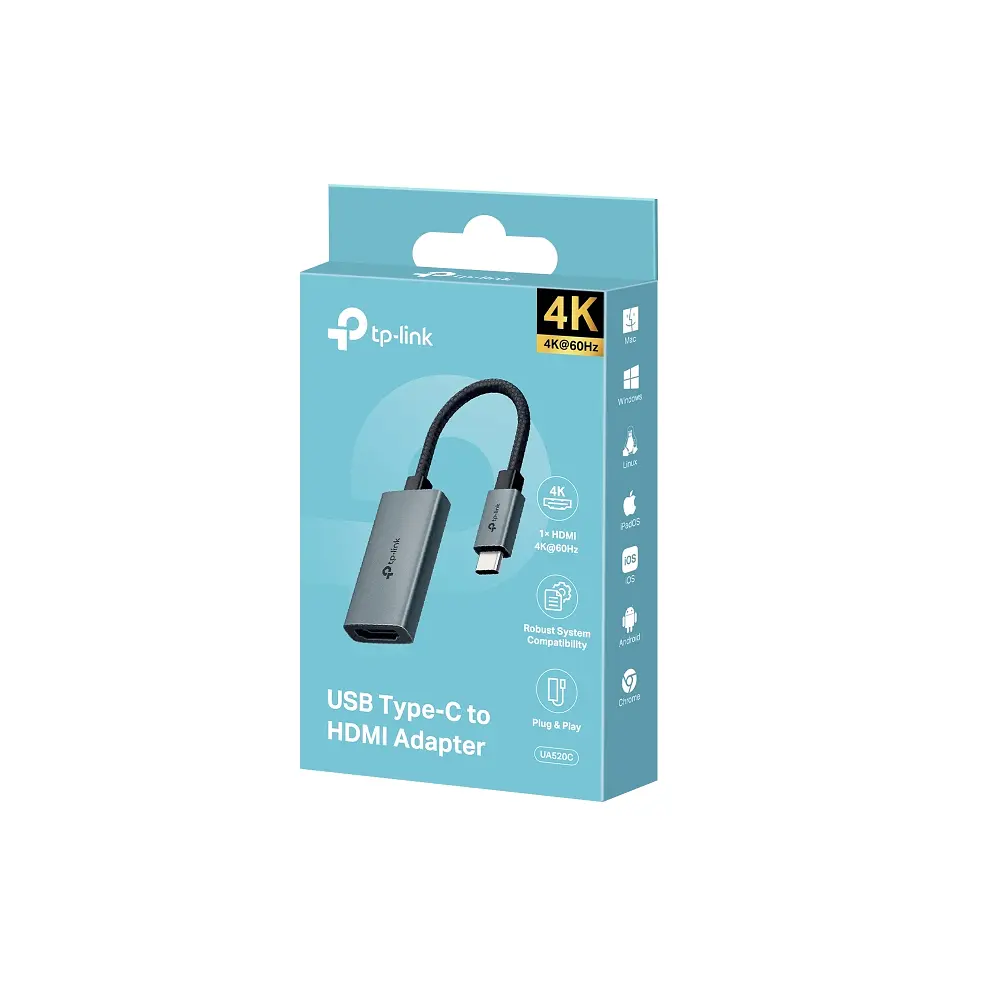 Адаптер TP-Link USB-C UA520C -> HDMI teh0018477 - фото 9
