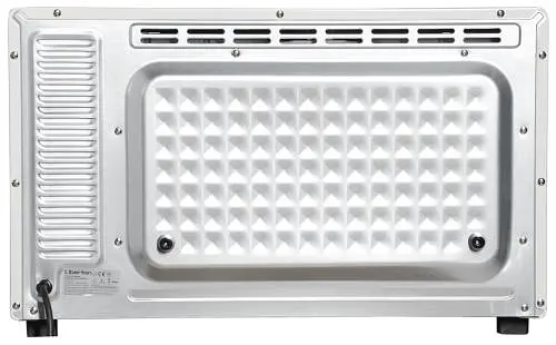 Електродуховка Liberton LEO-500 White, 1700W, 50л, подвійні розпашні дверцята, 6 режімів нагріву, конвекція, підсвітка, 70-250 °C, механічне керування, таймер, рожен, решітка, деко, лоток для крихт та жиру, тримач для дека, ТЕРМОРУКАВИЦЯ У ПОДАРУНОК - фото 6