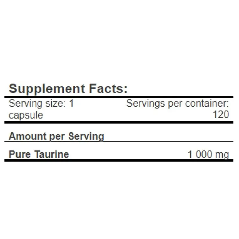 Аминокислота Amix Taurine 120 капсул - фото 2