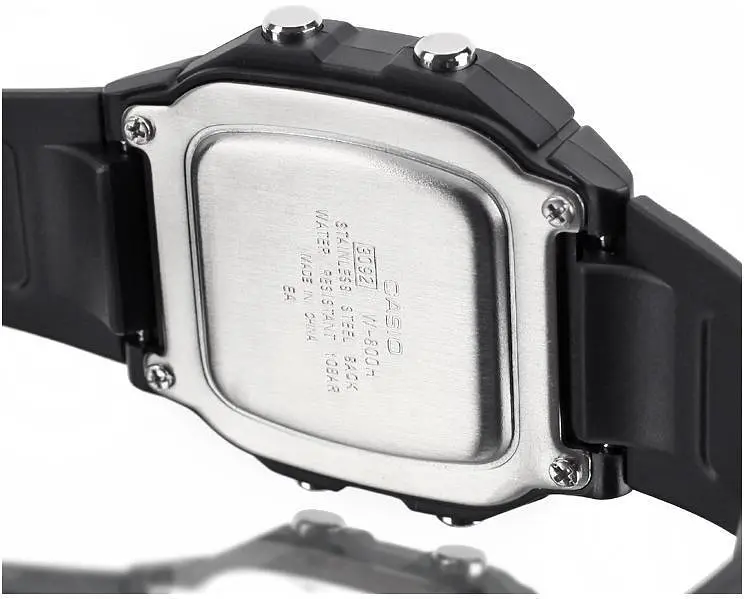 Часы мужские кварцево-электронные спортивные стильные оригинал Casio W-800HG-9AVEF (модуль №3240, 3092) - фото 9
