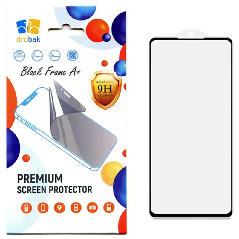 Скло захисне Drobak Google Pixel 7 Black Frame A+ (717162)