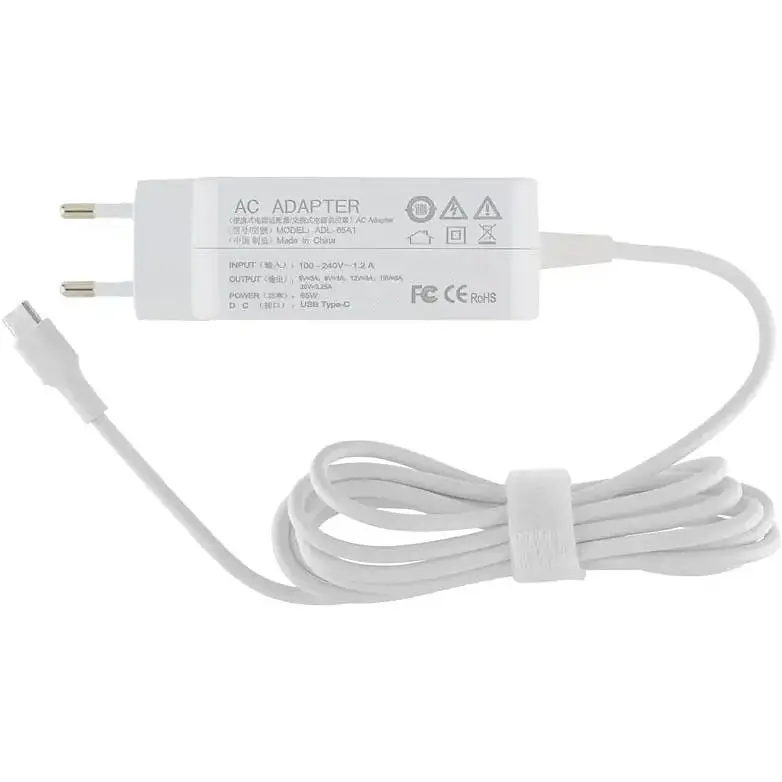 Зарядное устройство для ноутбука OEM Xiaomi 65W usb-c белое - фото 2
