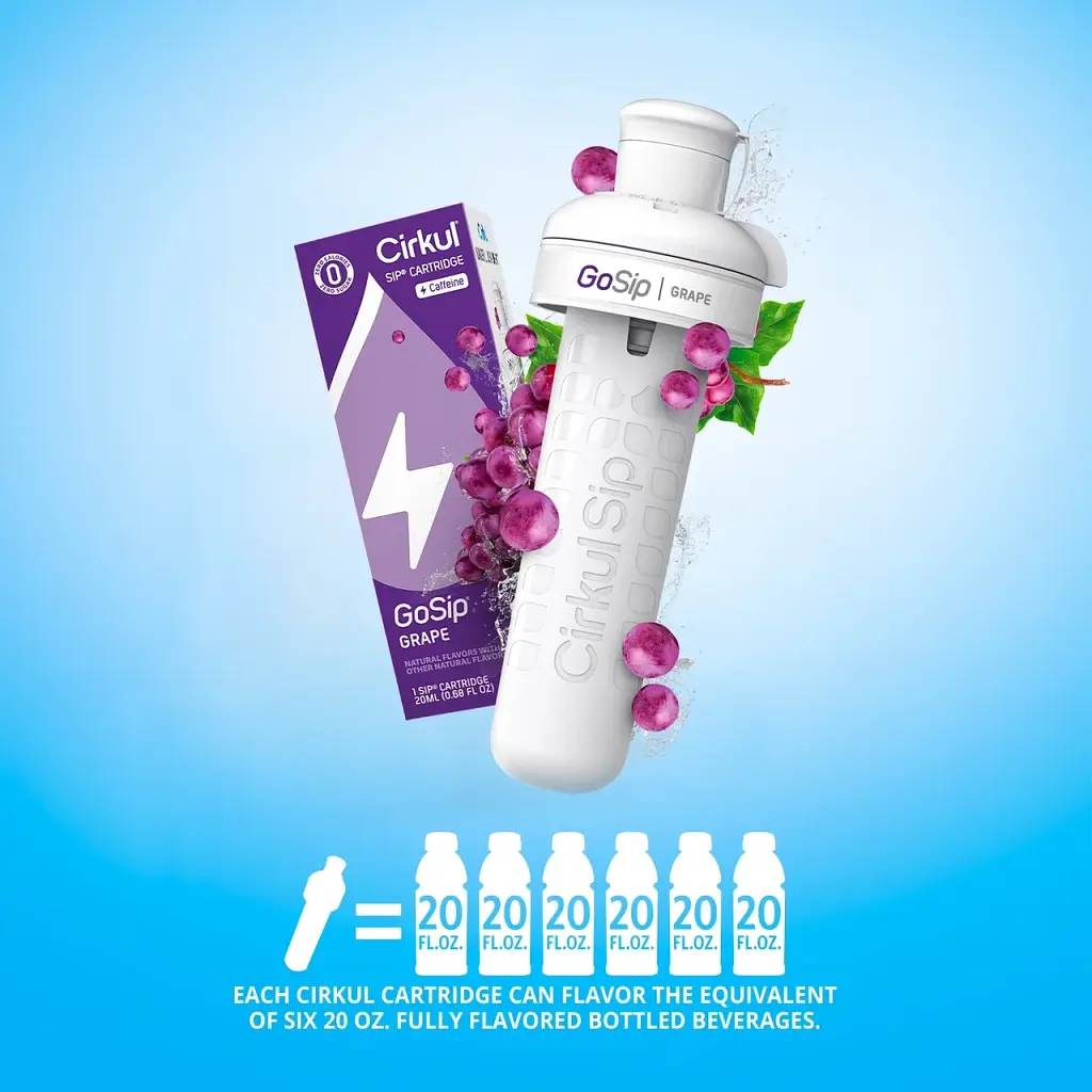 Картридж для напоїв Cirkul GoSip Water Flavor Cartridge зі смаком винограду 1 шт - фото 2