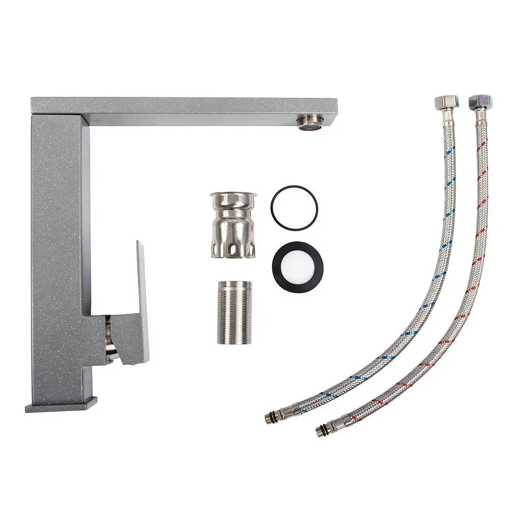 Смеситель кухонный Platinum 30 FHP (8569S) серый муссон - фото 2