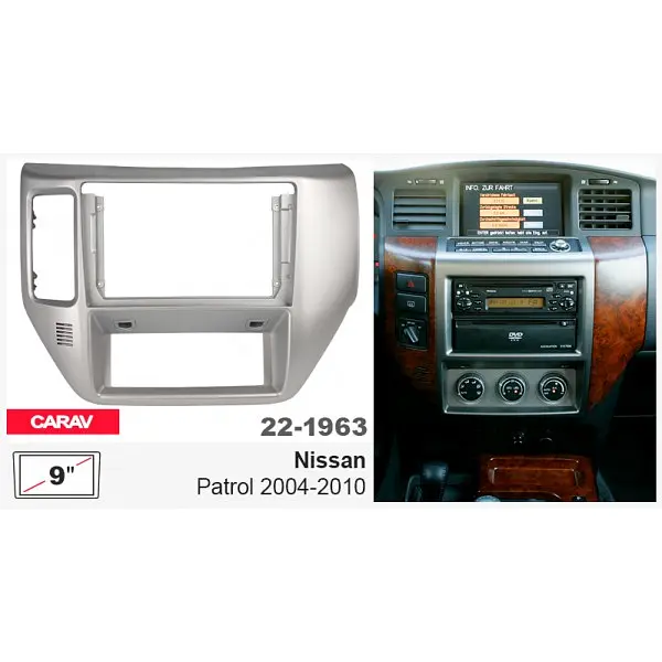 Переходная рамка Nissan Patrol (Y61) Carav 22-1963 - фото 5