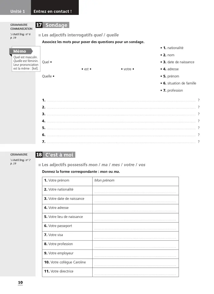Objectif Express : Niveau 1. Cahier d'activites - фото 8