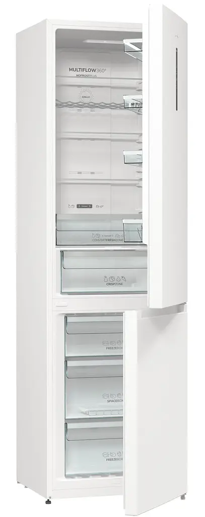 Холодильник Gorenje NRK6202AW4 200х60х60см 2 двери 235(96) л А++ Total NF белый (NRK6202AW4) - фото 9